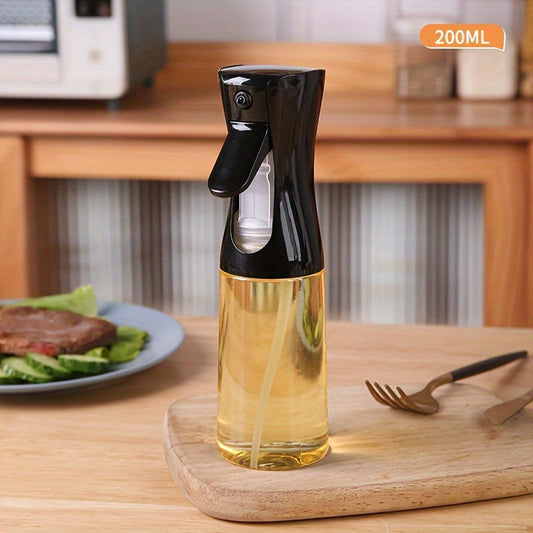 Leak-Proof 1pc Multi-Purpose Plastic Oil Sprayer: Olive Oil Storage with Dual-Function Pourer & Sprayer for Cooking, Grilling, and Salad Dressing - No Electricity Needed