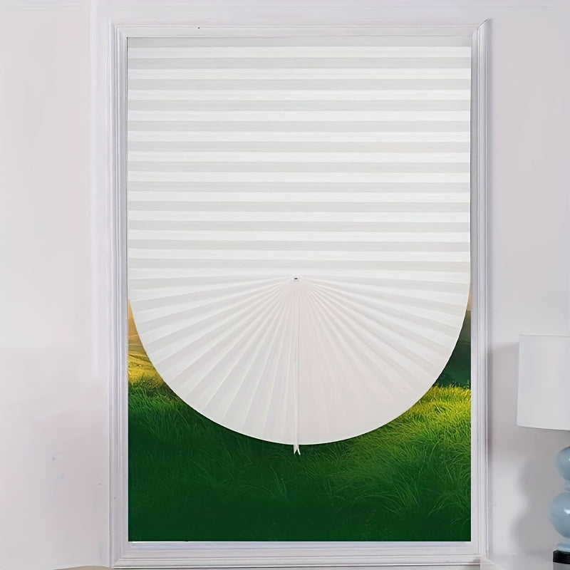 Semi-shading Door Curtain with Pleated Design for Kitchen, Bathroom, or Living Room. Made of Non-woven Fabric for Blackout and Privacy Protection. Ideal for Home Decoration.