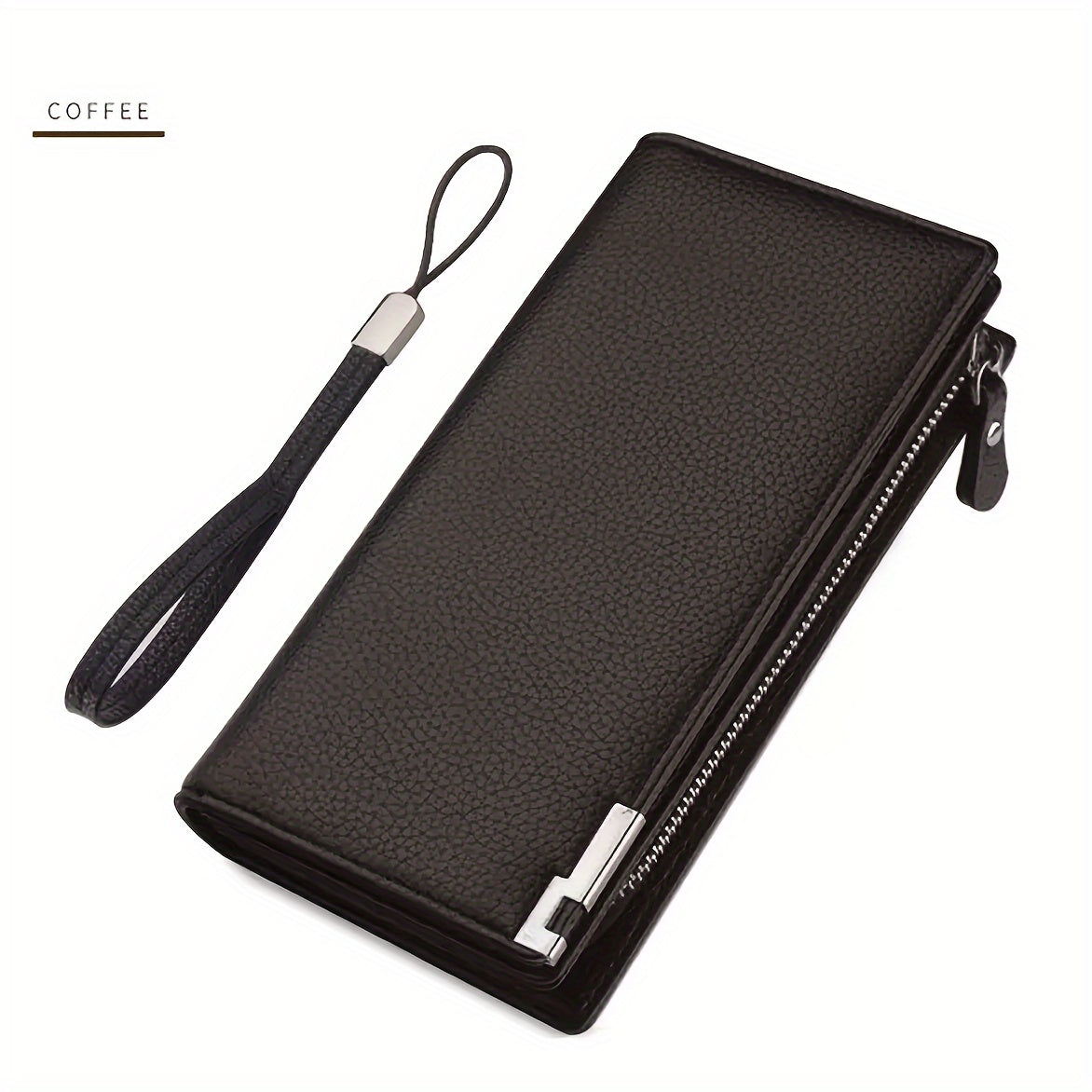 2024 New Model Men's Wallet with Large Capacity for Phone, Cards, and License