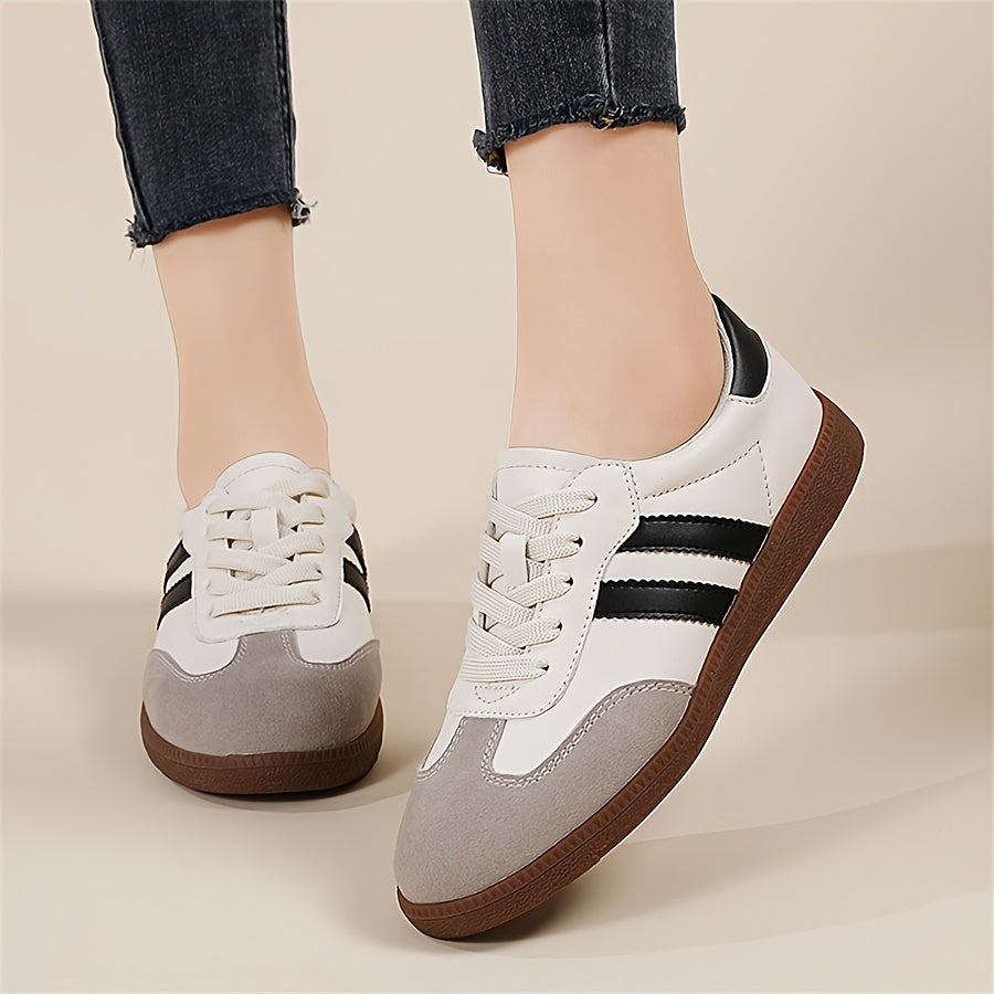 German Training Shoes, Women Sneakers, Samba Casual Sports Shoes with Soft Sole in Campus Style, All-Match