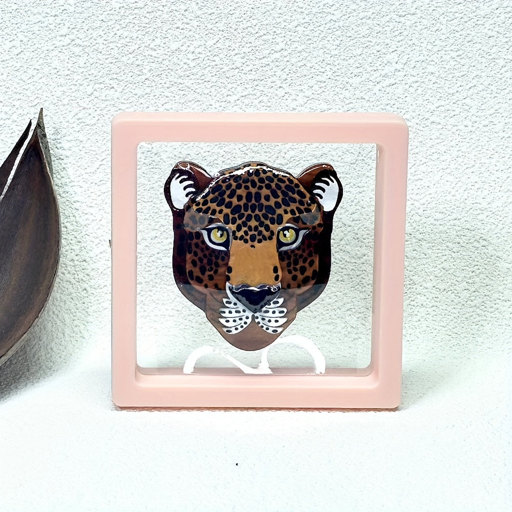 Beautifully-made Acrylic Leopard Brooch: Ideal for Enhancing Dresses and Hats, Gift Giving during Holidays, and Beyond - Comes with a Gift Box