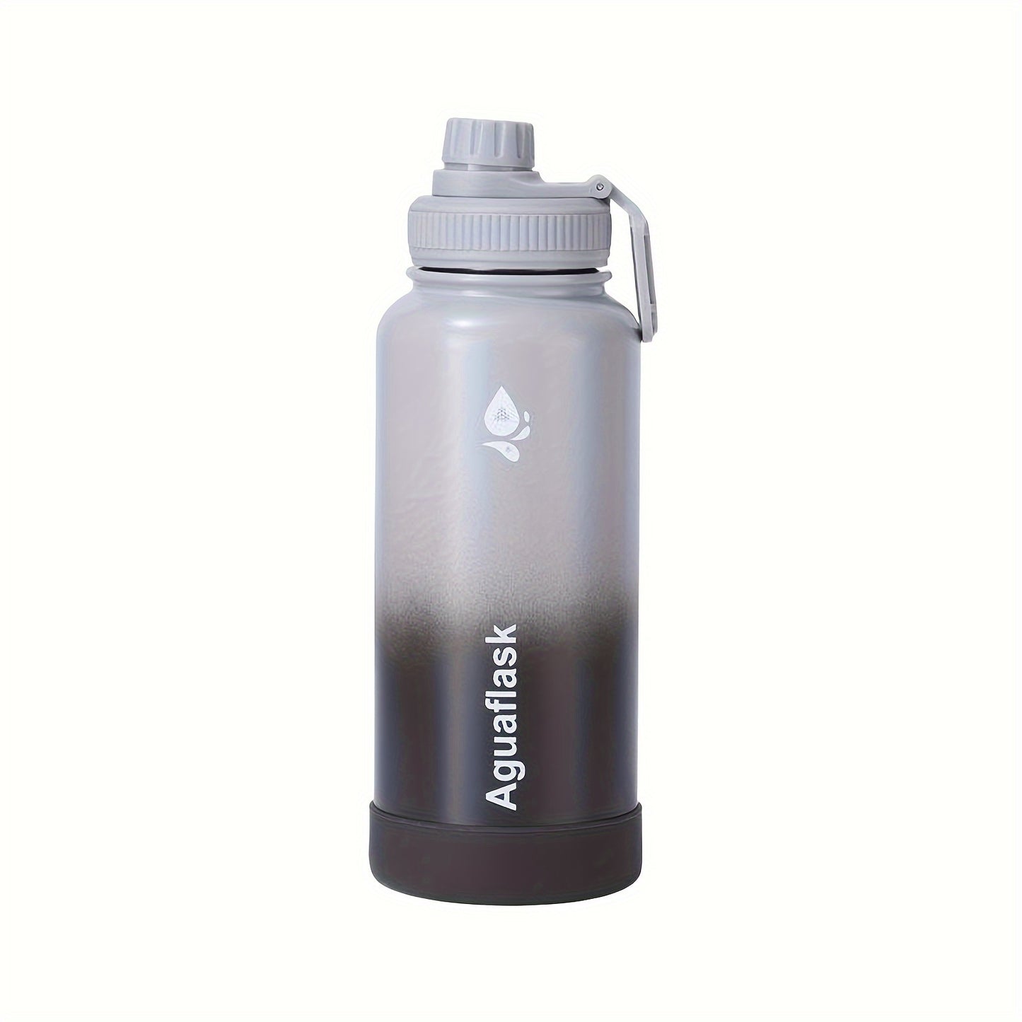 500ml stainless steel water bottle with lid, reusable, hand wash only, vacuum insulated, holiday theme, portable sports flask.