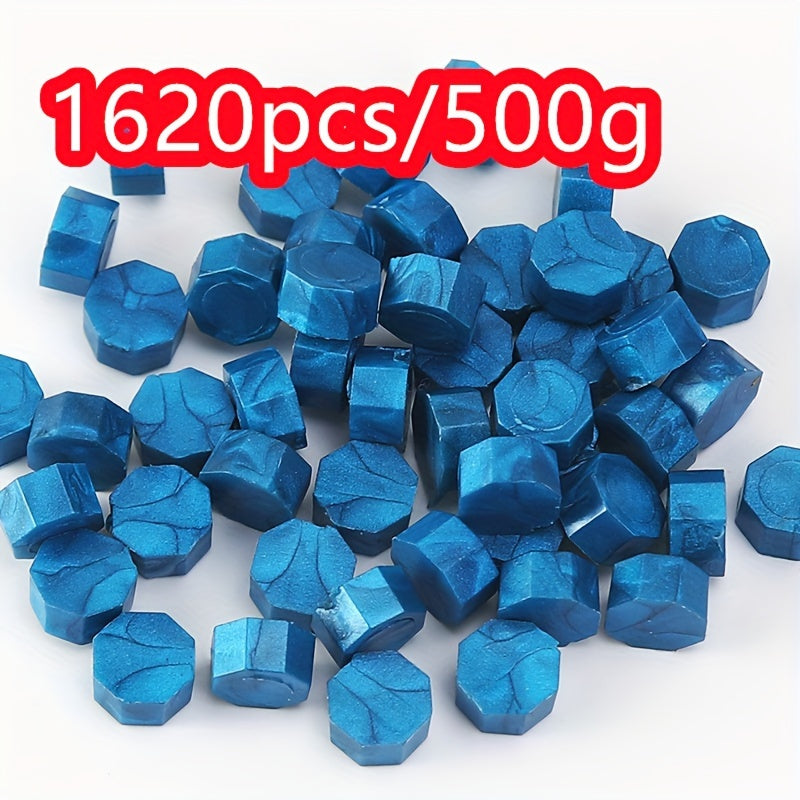 1620pcs/500g Octagonal wax particles for envelope special mud DIY gift box sealing wax retro bulk sealing wax particle