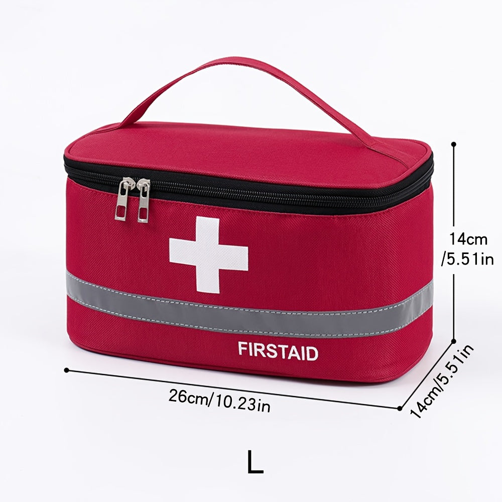 Travel in style with the Women's Travel First Aid Kit - Made of tough polyester, this portable medicine organizer is perfect for home and outdoor use.