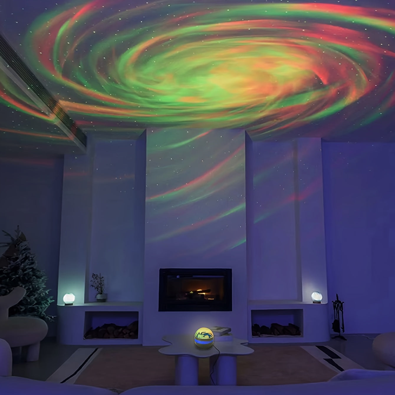 Transform your space with the enchanting Magical Starry Sky LED Projector. Perfect for creating an ambient bedroom decor, setting a romantic mood for Valentine's Day, adding a festive touch to your Christmas decorations, enhancing the atmosphere at a