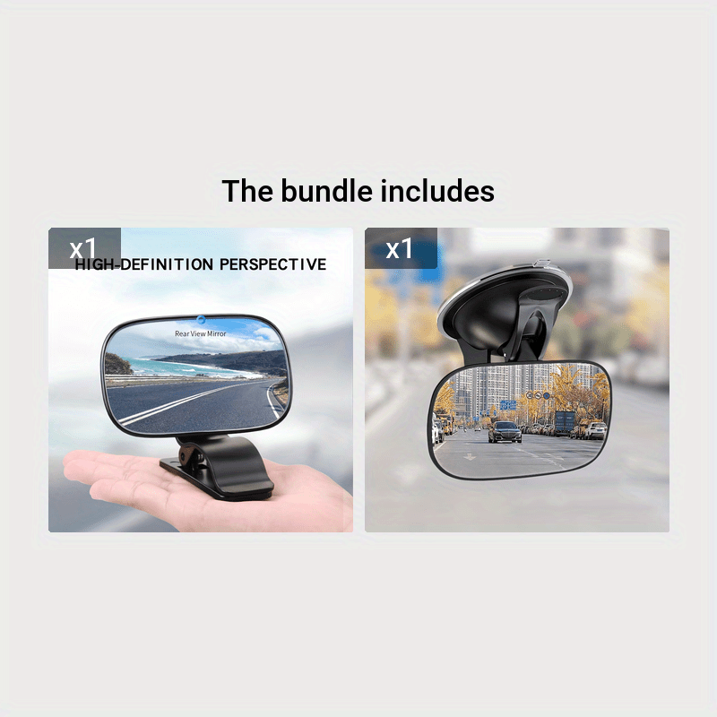 Shatterproof Car Seat Mirror with 360° Adjustable Wide-Angle for Enhanced Youngster Safety and Travel