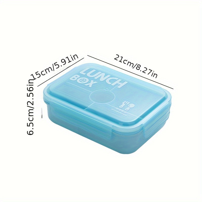 Separate Lunch Box Set for Office Workers, Includes Tableware, Microwave-Safe Bento Box for Picnics, Camping, and Home Use