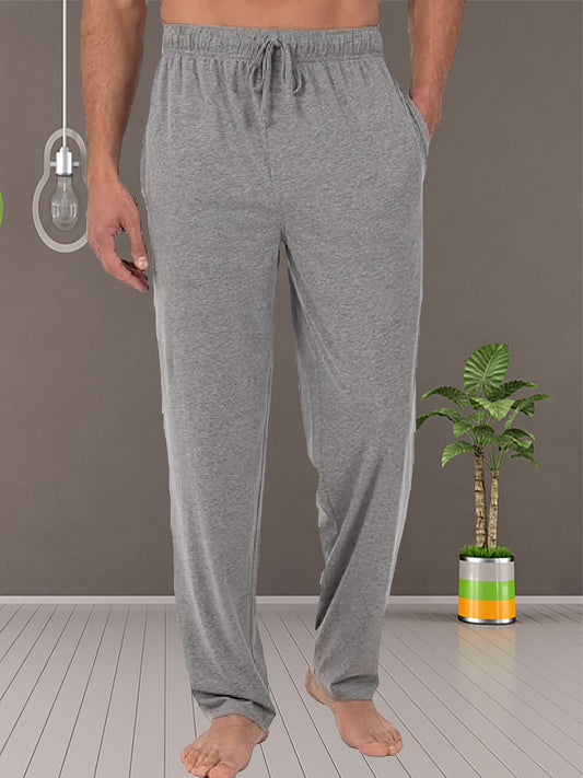 Men's stylish solid pajama pants.