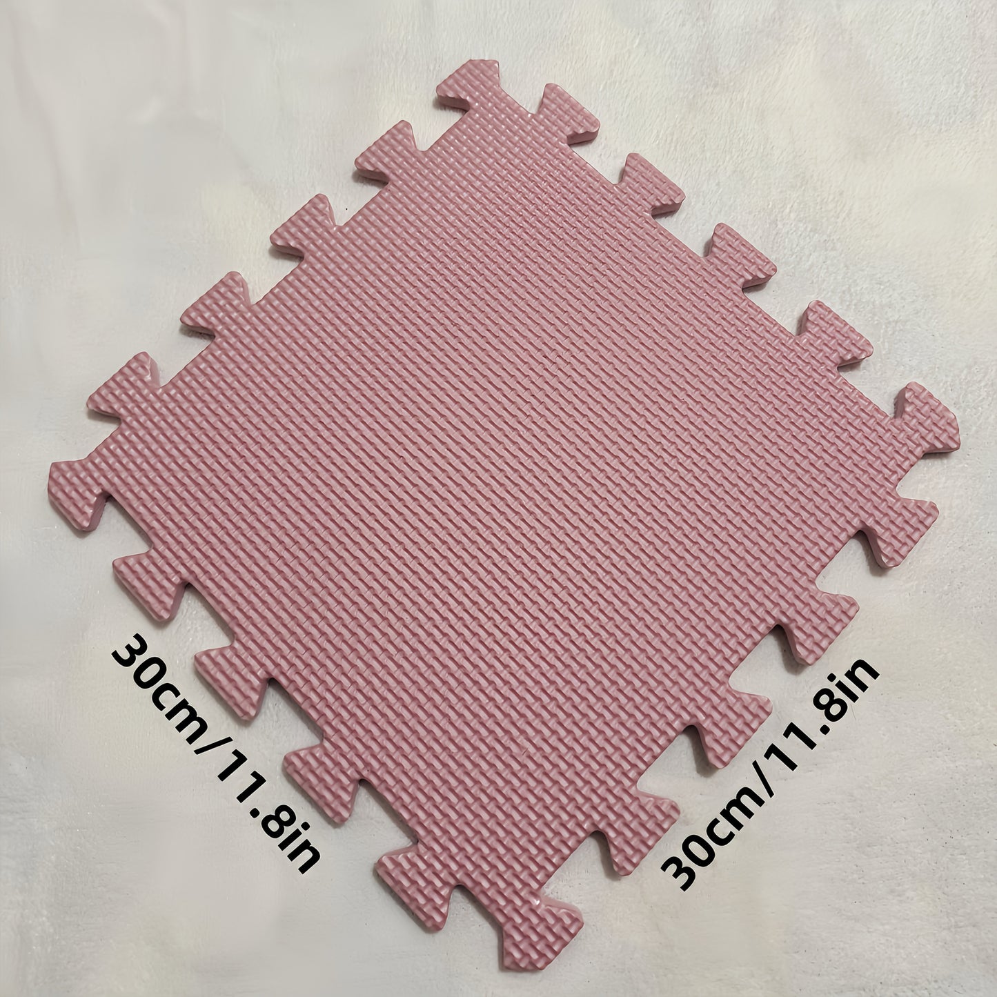 Spliced floor mats, 40 pieces, cross pattern, 30x30cm, 1.0cm thick, beige/pink/navy blue, gray/navy blue, beige/gray. Suitable for crawling and yoga.