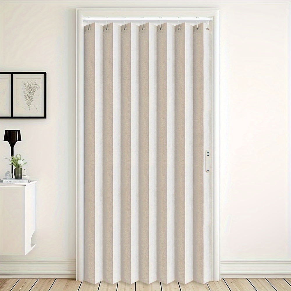 Set of 1 pleated blackout shades with hooks in an accordion-style folding design for windows, ideal for creating partitions in rooms. Suitable for living rooms, bedrooms, entrances, cloakrooms, office doorways, and French windows. Enhance your home decor