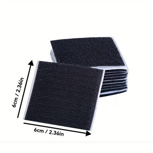 Get yourself a pack of 10 Black Non-Slip Rug Grippers that are both reusable and washable. These dual-sided adhesive stickers are perfect for securing area rugs on hardwood floors and tiles, ensuring that corners stay flat. Say goodbye to slipping rugs