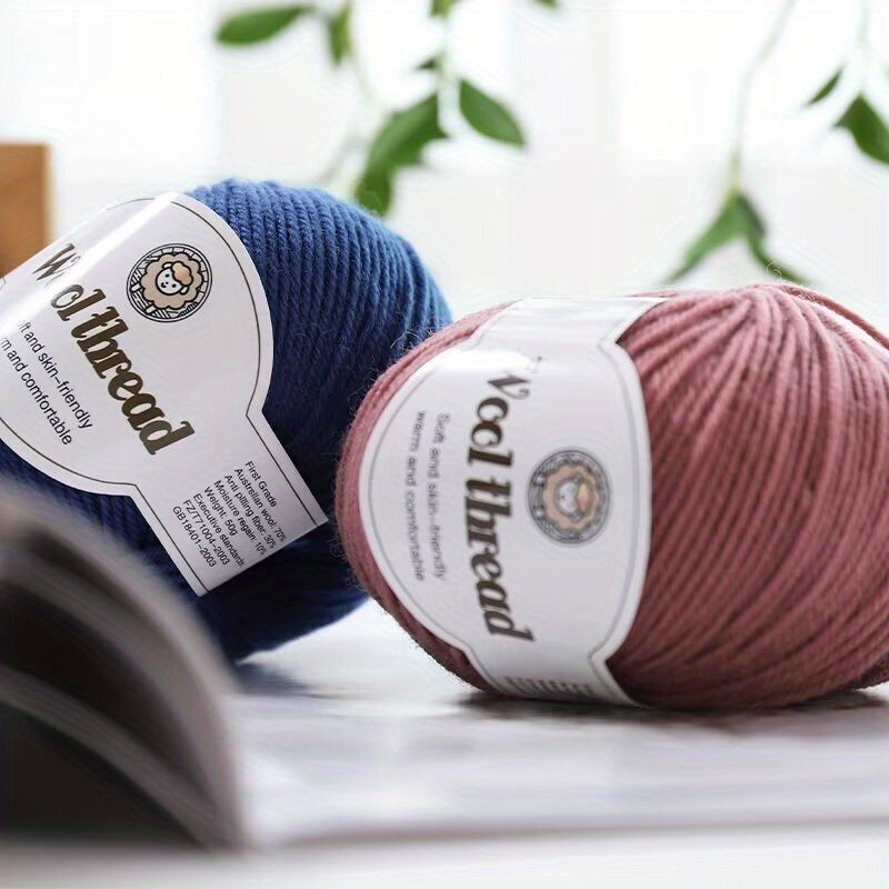 10pcs of Australian Wool Yarn [Approx. 500G/10 Balls Per Pack], Ideal for Crocheting Sweaters, Coats, Vests, Scarves, Hats, and DIY Knitwear, Soft, Warm, and Easy to Knit.