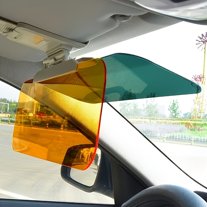 2-Pack Car Sun Visor Shades, Protects Against Glare, Day & Night Use, Universal Fit