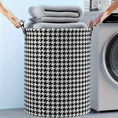 Durable Fabric Extra-Large Foldable Laundry Hamper with Handles - 96L Capacity - Versatile Storage Basket for Toys, Sundries, and More - Perfect for Bathroom, Living Room, and Beyond