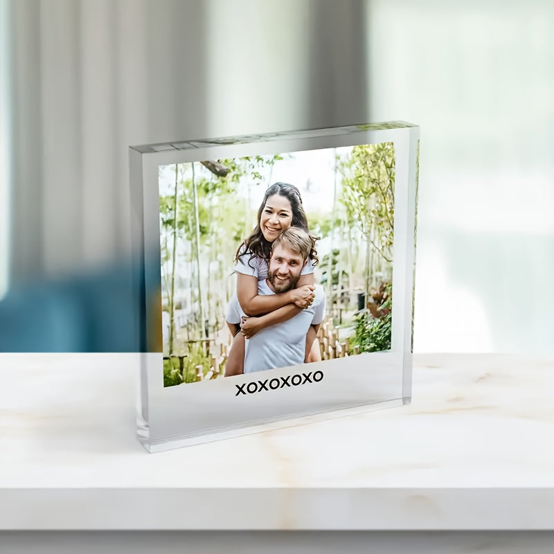 Customized Full Screen Acrylic Photo Frame with Glossy Finish - Perfect Keepsake for Cherished Memories and Special Moments