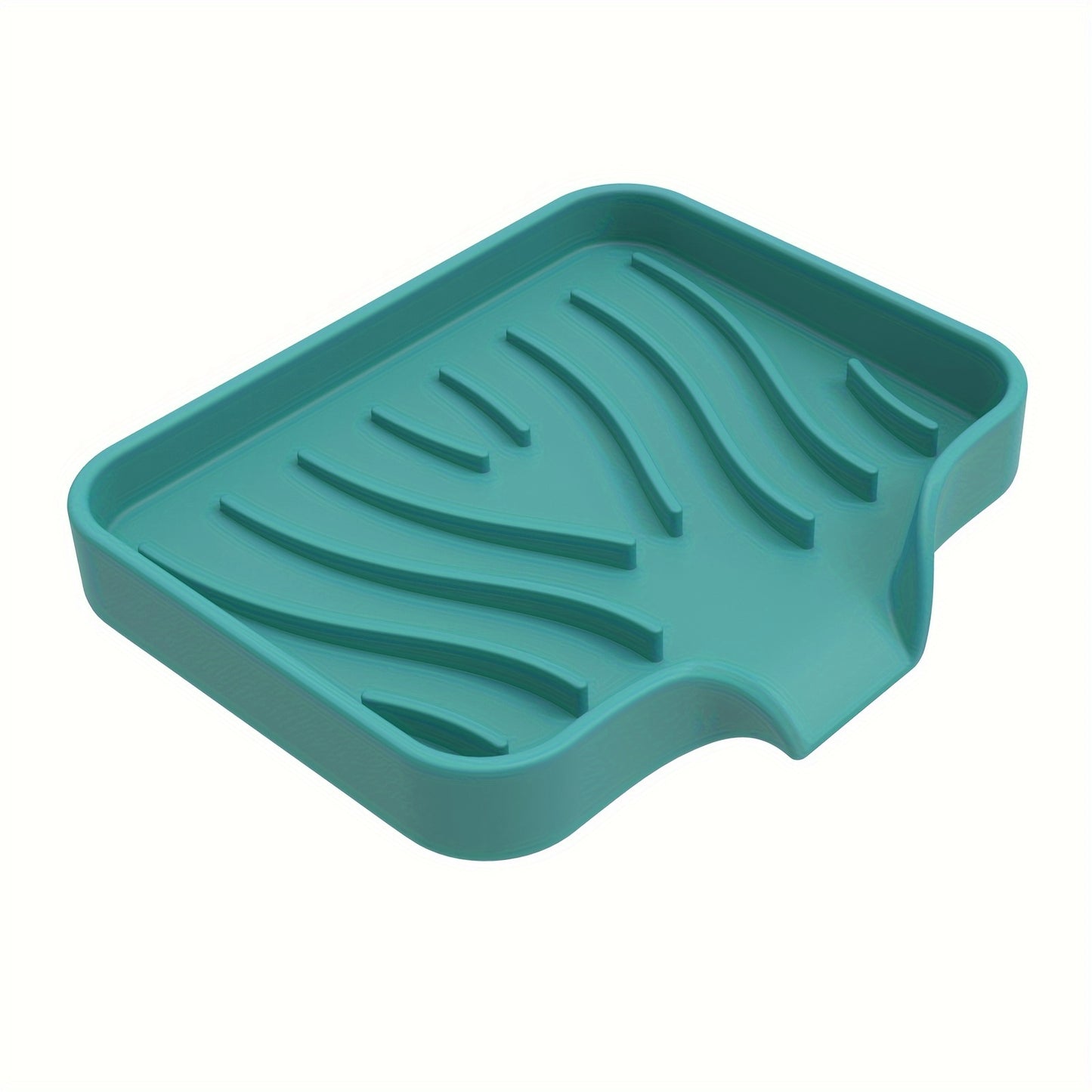 Non-slip silicone soap dish with drainage, ideal for bathroom and travel, featuring anti-skid bottom for Halloween and Christmas decor.