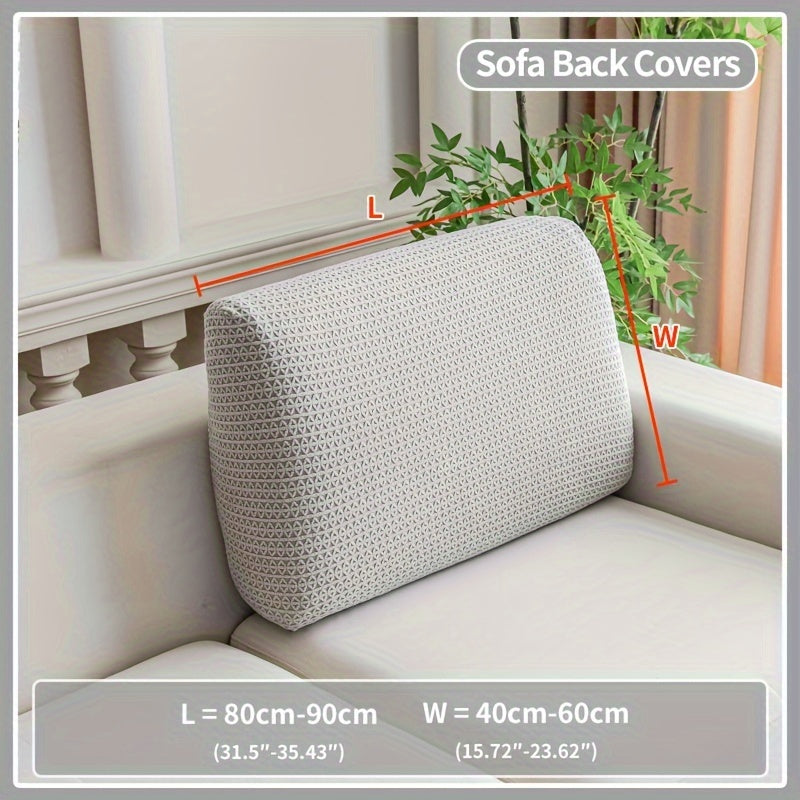 Waterproof stretch sofa cover, modern non-slip couch protector, pet-friendly elastic slipcover for living room, fits all seat and L-shaped sofas.