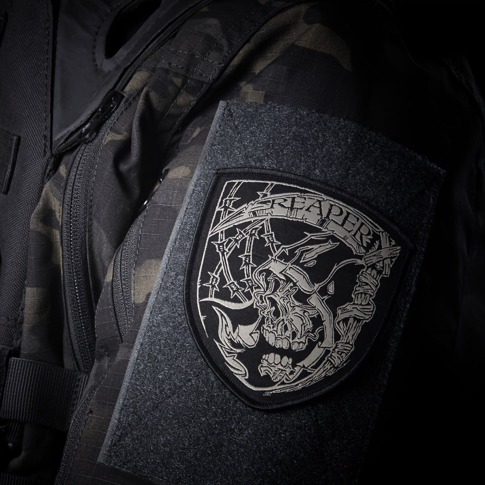 Tactical embroidered hook and loop morality cloth for men - perfect for adding badges to backpacks, clothing, and gear.