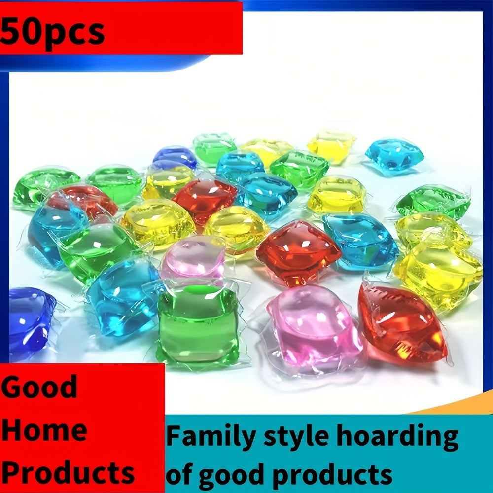 Fragrant Laundry Gel Beads with Deep Clean & Stain Removal, Long-Lasting Scent (10/15/20/30/40/50 pcs)