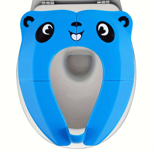 Portable Foldable Toilet Seat Pad for Kids with 8 Anti-Slip Pads, Suitable for Boys and Girls, Splash-Proof.