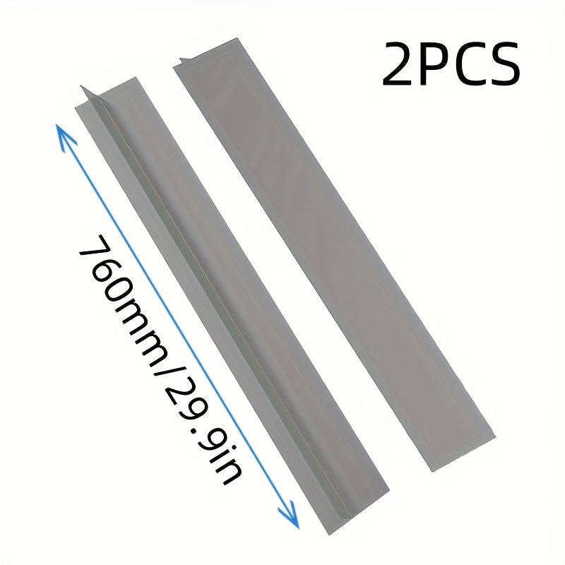 2 pieces of silicone kitchen stove counter gap covers - heat resistant gap filler for stove and counter. Ideal for filling the gap between your stove and counter. Kitchen essentials.