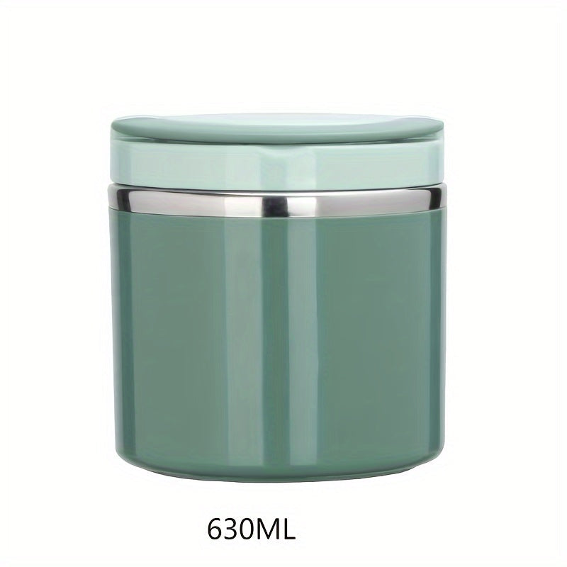 Large Capacity Stainless Steel Insulated Lunch Jar - Reusable Food Container Perfect for Soup & Breakfast, Great for School, College, and Office.