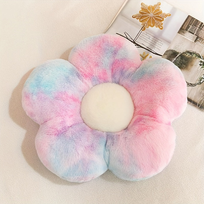 1 flower-shaped pillow for cute and comfy room decor, sofas, beds, cars, and lounging.