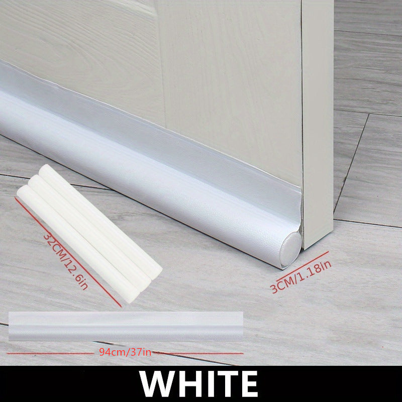 Door bottom sealing strip for soundproofing and draft stopping in classrooms, dorms, or offices. Aesthetic school supplies for back to school shopping.