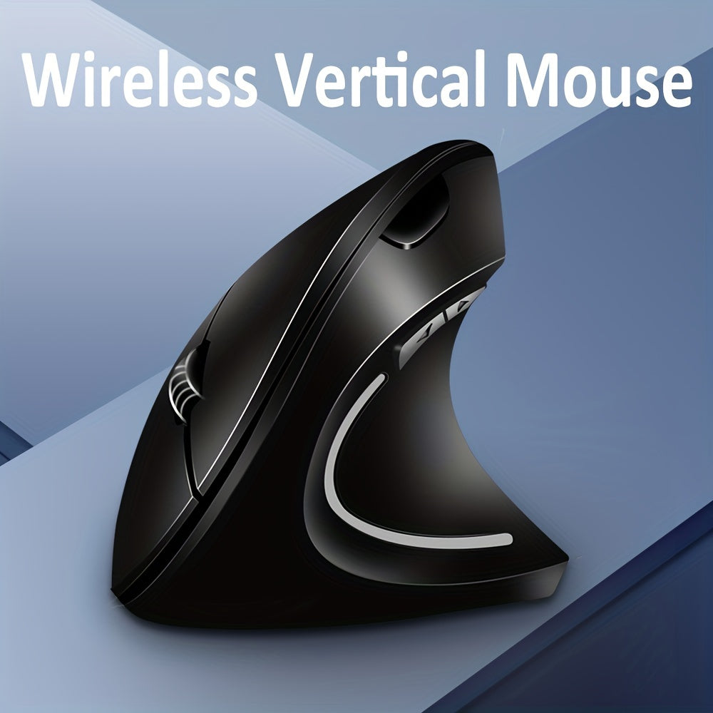 - Wireless Vertical Gaming Mouse with 6 Buttons, USB-Powered