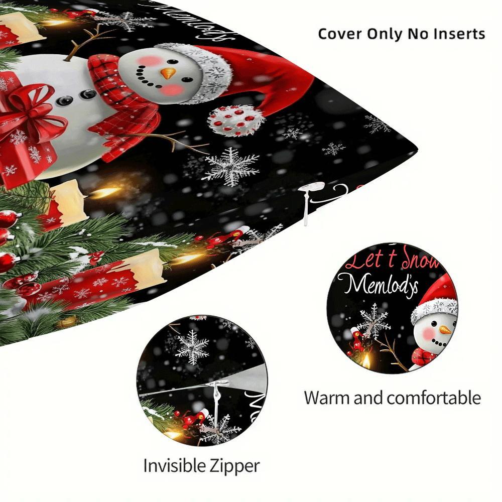 Get into the holiday spirit with our Christmas Throw Pillow Covers. Available in a rich variety of designs, these covers add warmth and elegance to any living room, sofa, office chair, or waist cushion. Perfect for home decor, room decor, and measuring