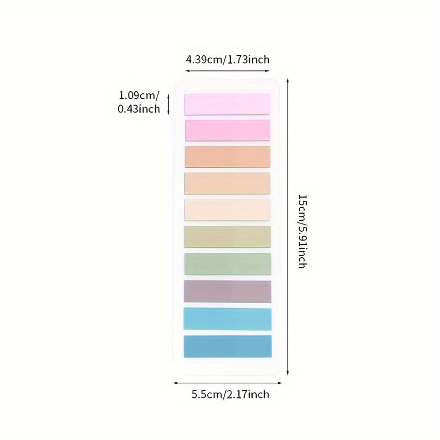 Writable and reusable sticky labels for organizing pages, markers, and notes.