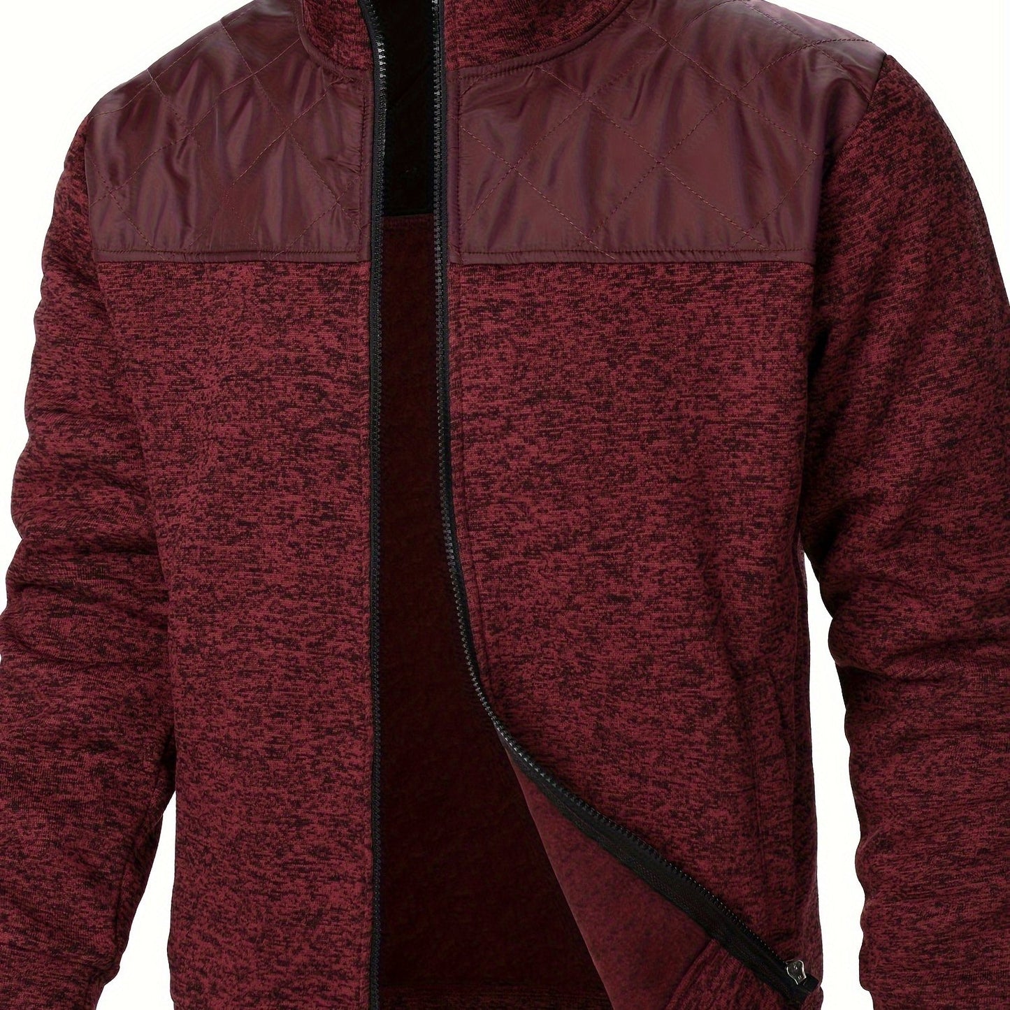 Stylish quilted jacket for men, perfect for spring and autumn outdoor wear. Great as a gift.