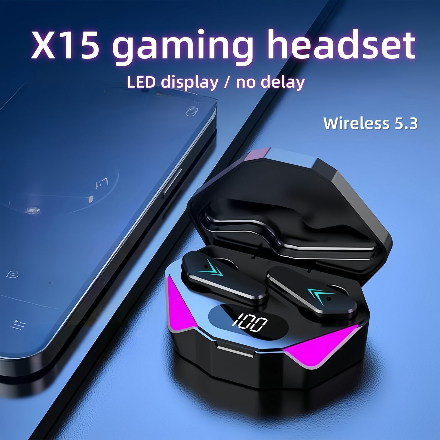 New wireless headphones ideal for gaming and music with ultra-low latency.