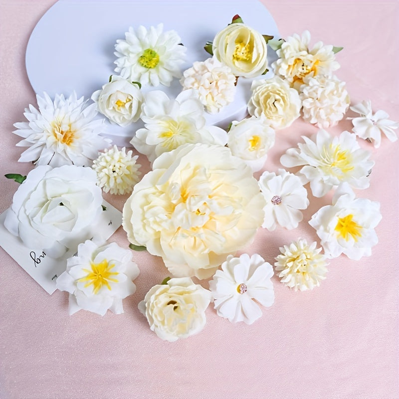 21-piece Silk Daisy Assortment DIY Kit, Ideal for Valentine's Day Decor