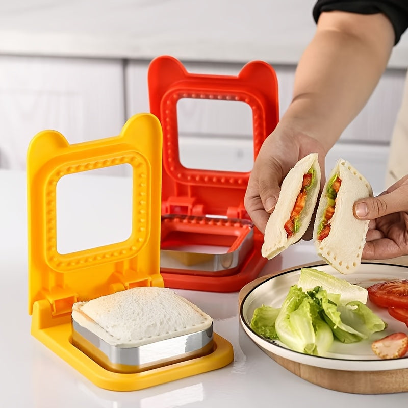 Stainless Steel Sandwich Crust Cutter, DIY Baking Tool for Homemade Bread and Toast, Food-Safe - Multipurpose kitchen gadget