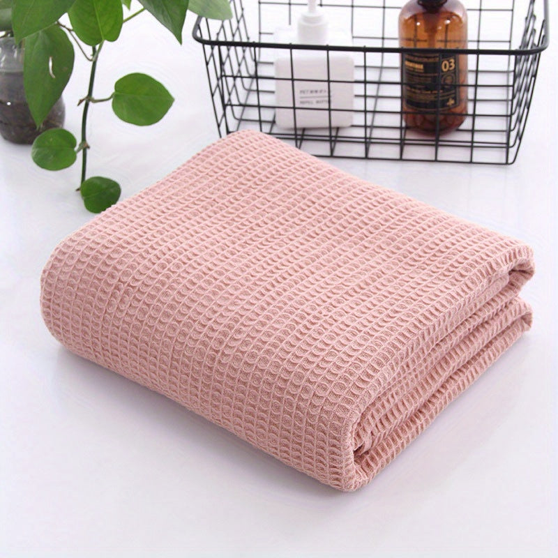 Soft and cozy waffle blanket suitable for all seasons. Perfect for adding warmth and style to your bed, sofa, or office space. Makes a great gift for birthdays, Christmas, or holidays for adults.