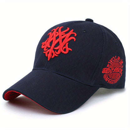 Fashion embroidered sunshade sunscreen baseball cap for men and women - Stay cool and stylish.