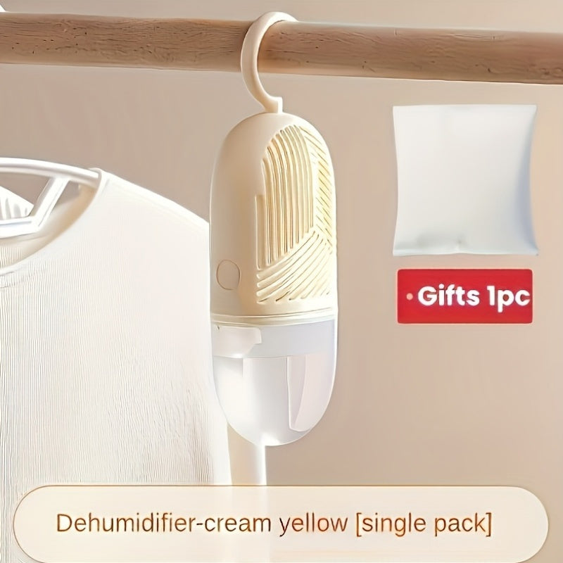 Get a 3-piece set of Wardrobe Dehumidifiers with Desiccant Supply that includes a strong hanging dehumidifier and air freshener. Perfect for protecting against moisture in cabinets and wardrobes, especially in small areas. Fulfill your desiccant supply