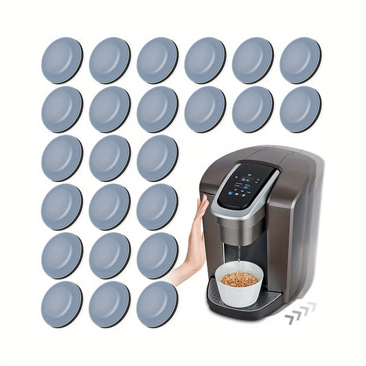 [Top Pick] Set of 12 Self-Adhesive Appliance Sliders - Effortless Movement for Coffee Makers, Blenders, Air Fryers | Compatible with Glass, Wood, Metal & Plastic | Ideal for Home & Office Organization