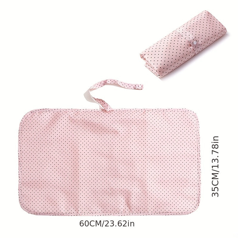 Lightweight and waterproof, this foldable diaper changing pad is perfect for traveling with your little one. Stay prepared for on-the-go diaper changes with this portable and compact changing mat.