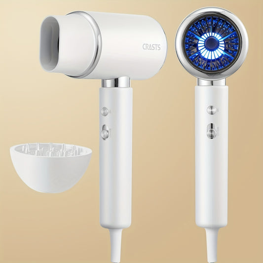 Household hair dryer with negative ion care and hot/cold wind.