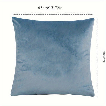 Soft and comfortable pillow case with hidden zipper, perfect for home or office use. Machine washable and durable fabric. Ideal for adding a decorative touch to any room. Cushion not included.