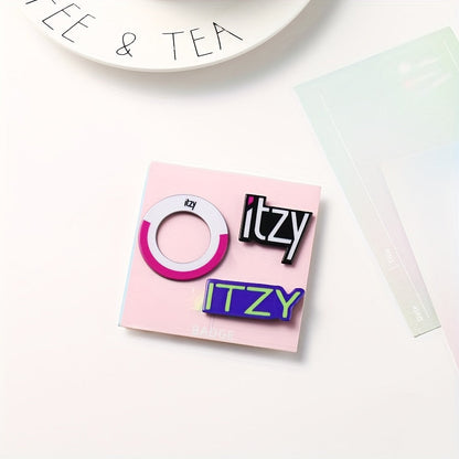 Novelty Kpop Band Magnets featuring ATEEZ, TWICE, (G)I-DLE, and ASTRO. Also, available are Peripheral Lightstick Brooches inspired by Yuqi, MINNIE, Soyeon, NAYEON, and MOMO. Complete your fan collection with these Fashion Clothing Accessories in