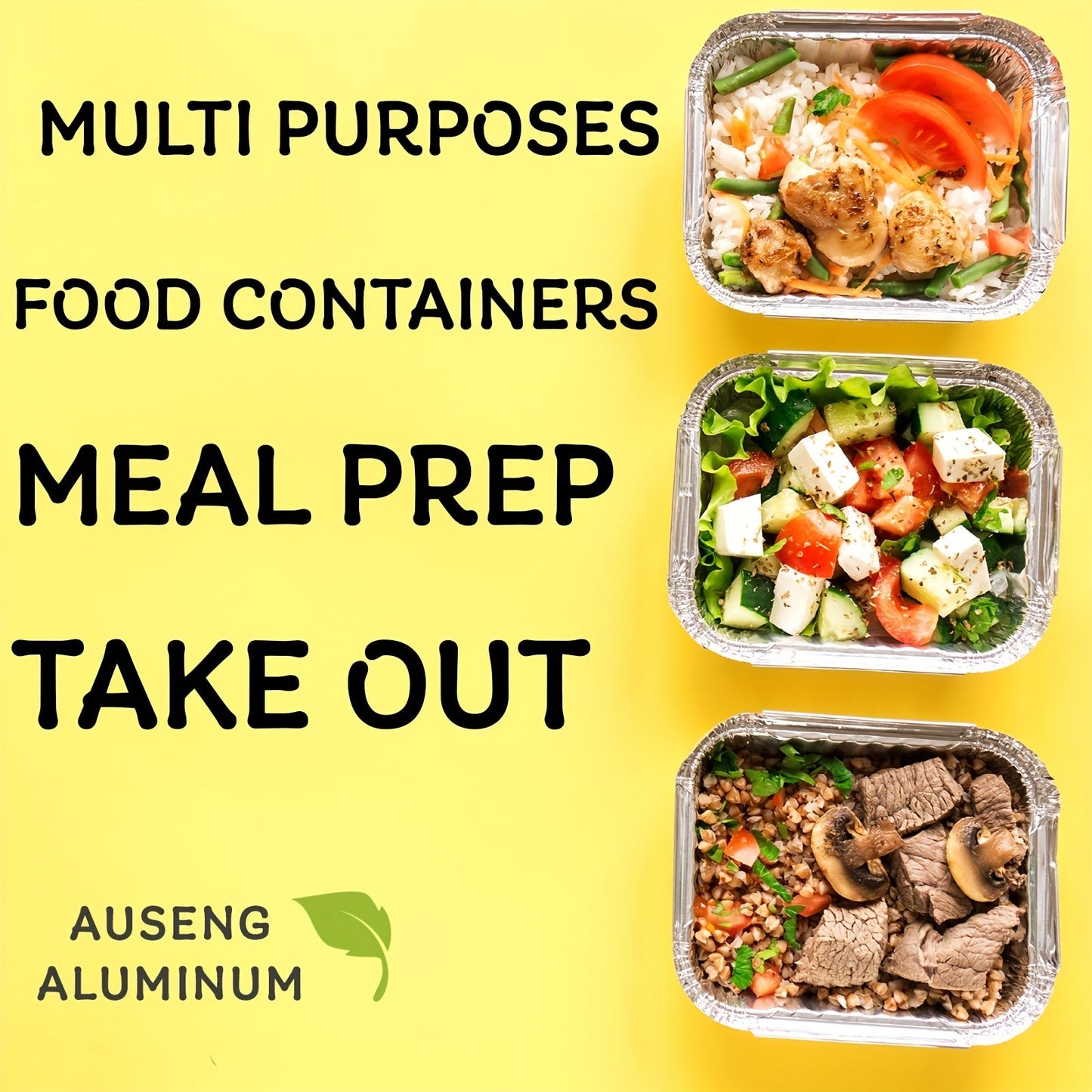 20 small aluminum foil pans with clear lids, each weighing 453.59g - Perfect for takeout, food storage, and freezer use. Disposable baking trays.