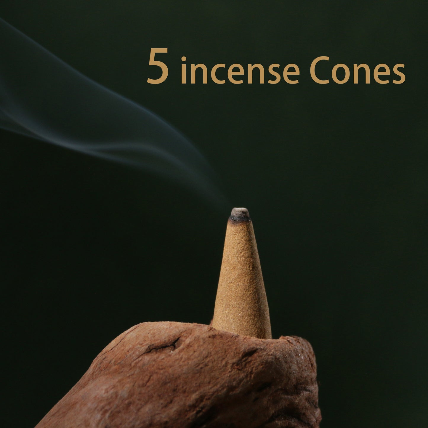 5/10 pcs of handmade White Musk Incense Cones with strong fragrance ideal for cleansing spaces and promoting relaxation, available for use in bedrooms, during meditation, yoga, or for eliminating negative energy.