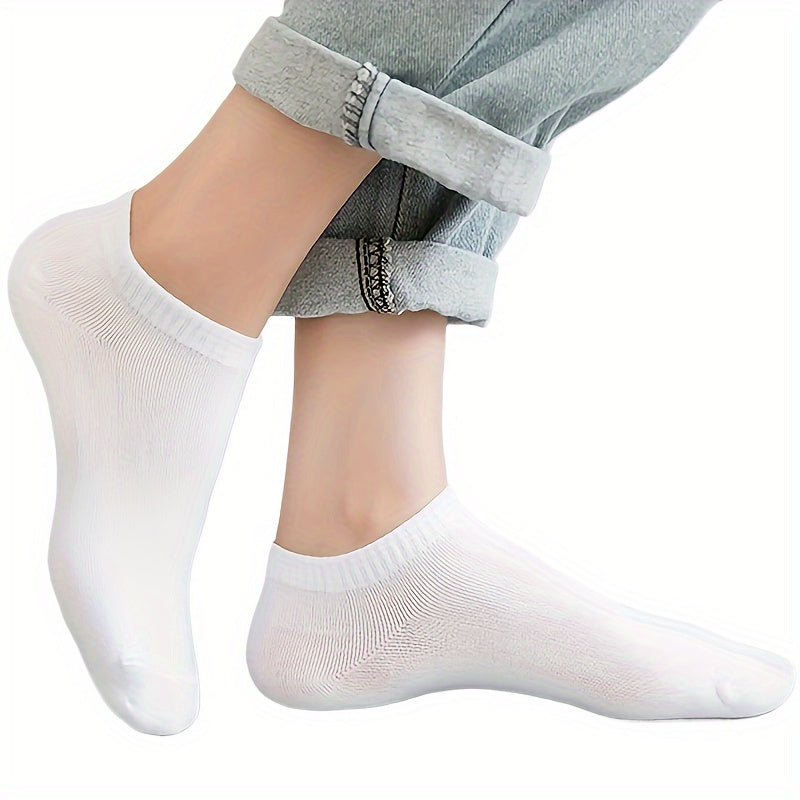 10 pairs of breathable and lightweight unisex ankle socks.