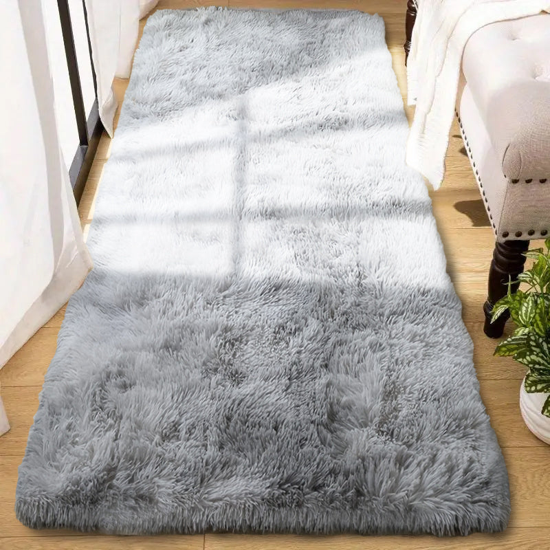 Soft plush drum carpet suitable for home decoration, dormitories, bedrooms, and living rooms; pet-friendly.