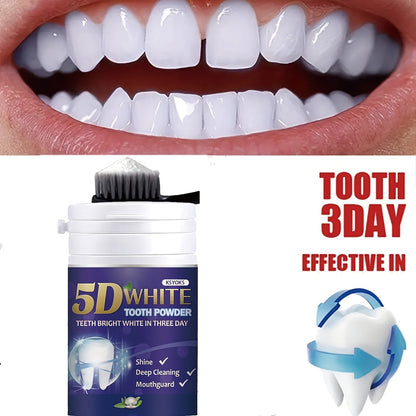 KOXIte 5D Teeth Whitening Tooth Powder - Gentle, deep cleansing toothpaste that freshens breath, perfect for daily use and travel.