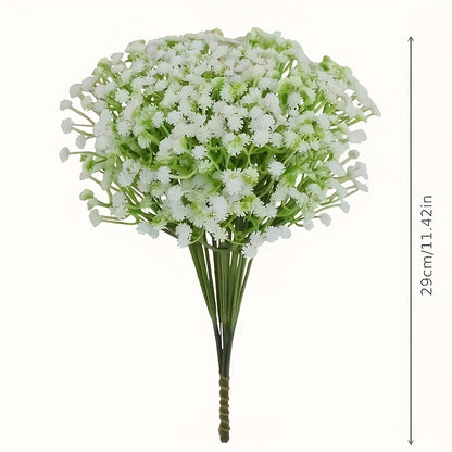 10 artificial gypsophila flowers, perfect for weddings and engagement parties.