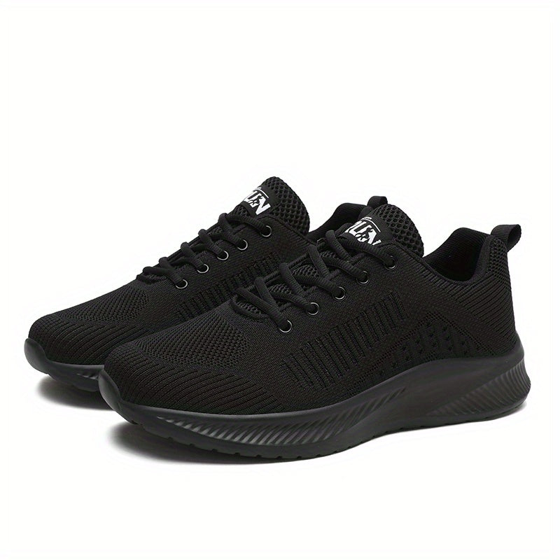 Men's running shoes with breathability, durability, shock absorption, and lace-up design for outdoor activities.